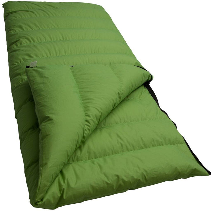 Lowland Outdoor Companion Summer Daunen Deckenschlafsack, Grün, 210x80 cm Single, Single