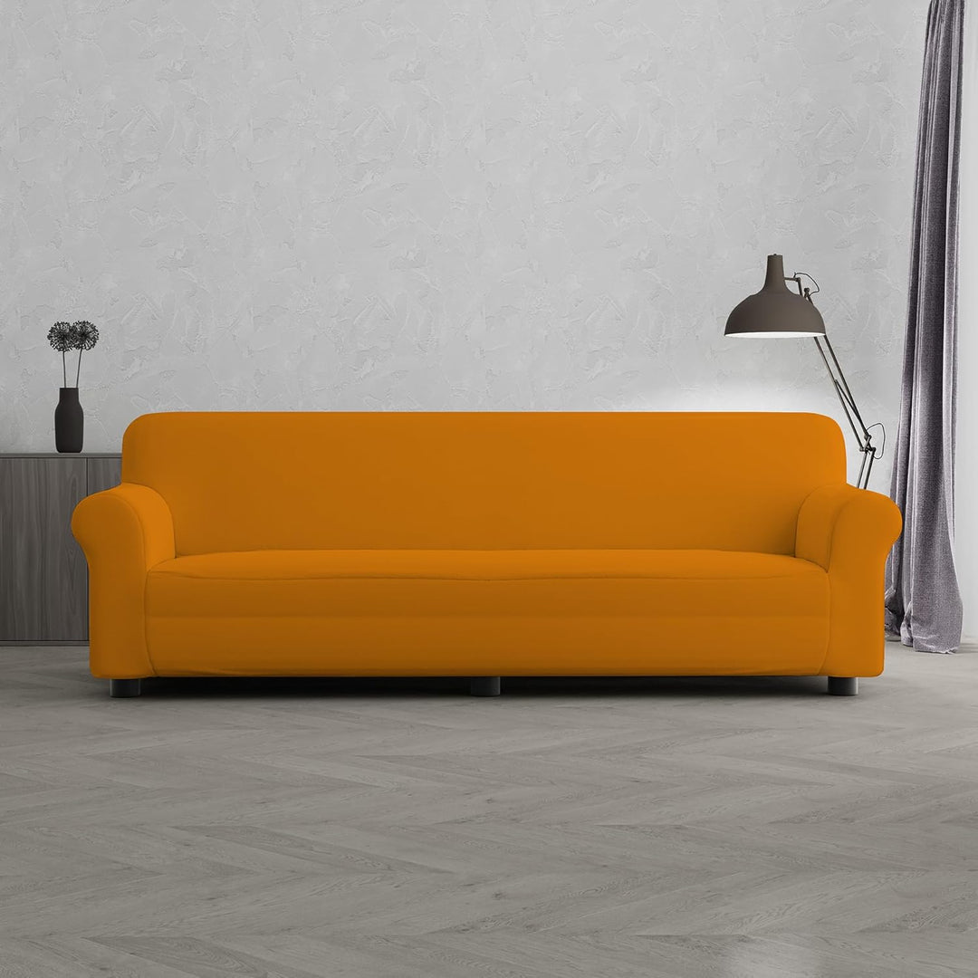 Italian Bed Linen Sofa-Schonbezug “Più Bello”, Orange, 4 PLÄTZE 4 PLÄTZE Orange, 4 PLÄTZE Orange