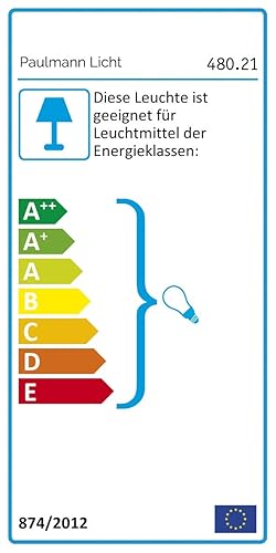 Pauleen 48022 Glowing Midnight Tischleuchte max. 20W Tischlampe für E14 Lampen Nachttischlampe Blau