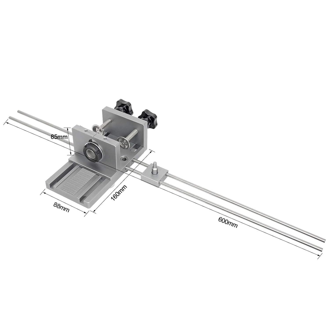 Wisamic Bohrschablone Jig Dübelvorrichtung 6/8/10/15mm Auf Holz zentriert Dübelhilfe Schnelldübler (