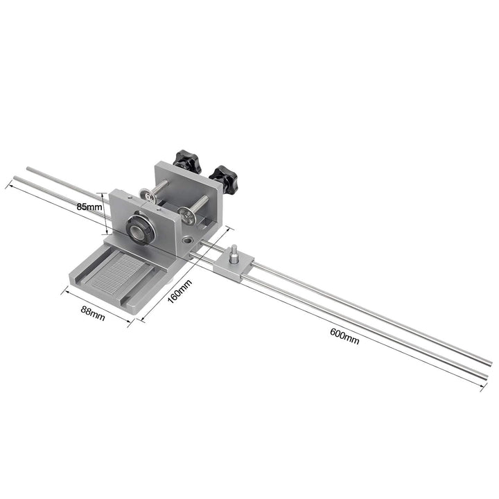 Wisamic Bohrschablone Jig Dübelvorrichtung 6/8/10/15mm Auf Holz zentriert Dübelhilfe Schnelldübler (