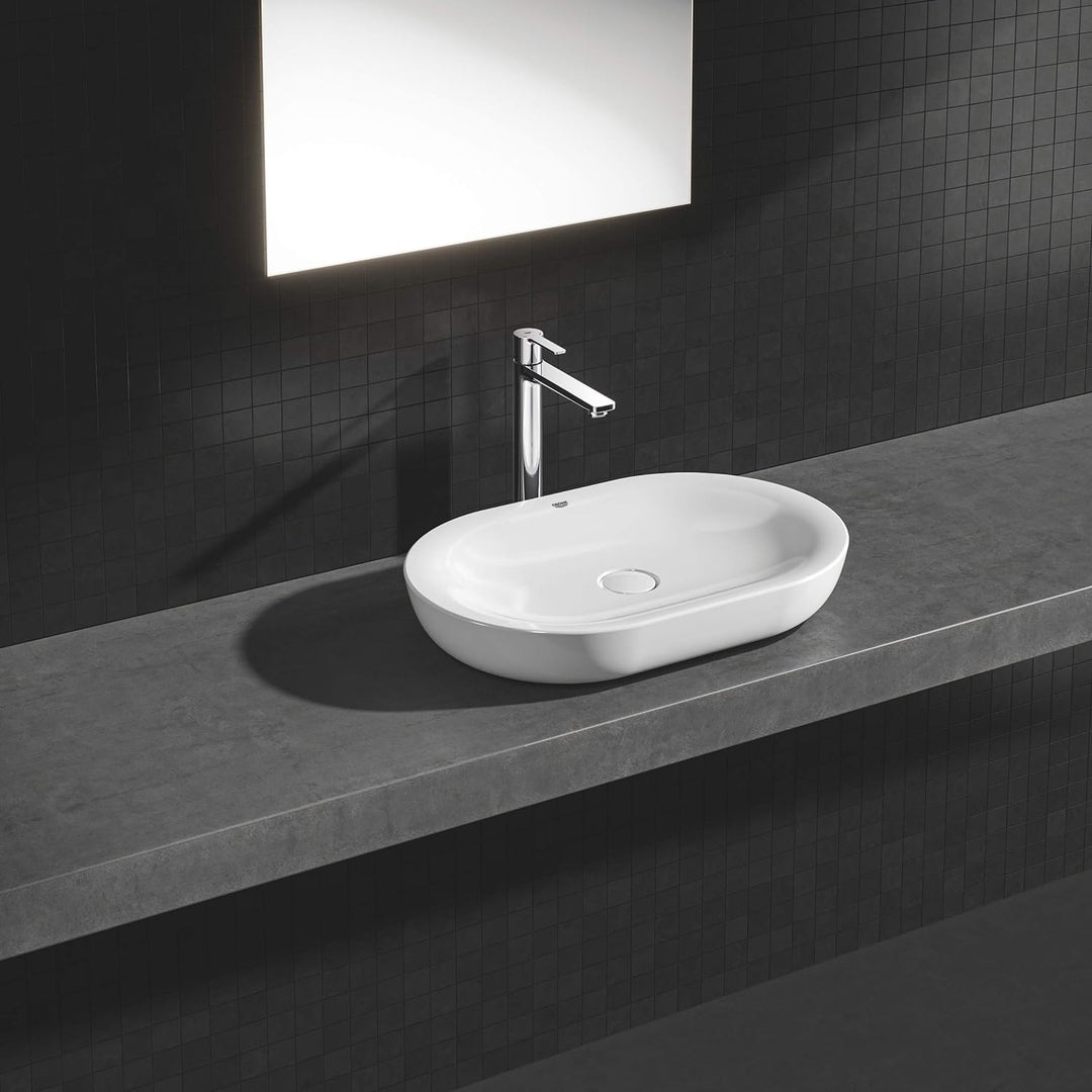 GROHE Lineare - Waschtischarmatur (wassersparend, glatter Körper, Einlochmontage, XL-Size), chrom, 2