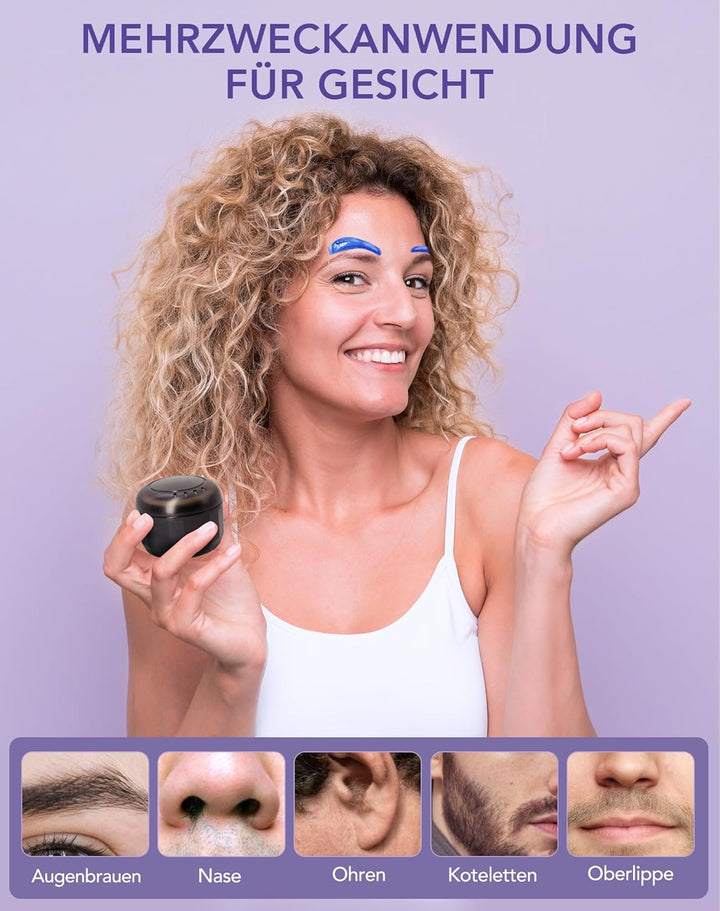 Nasenhaar Wachs, Mini Wax Nasenwachs-Set für Männer und Frauen tragbarer Nasenhaarentferner, Nase Wa