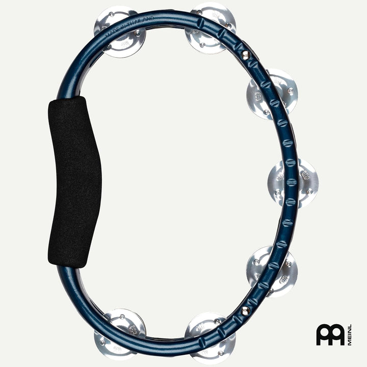 Meinl Percussion TMT1A-B Tambourine (ABS-Plastik) mit Aluminiumschellen (2-reihig) - Handmodell, bla