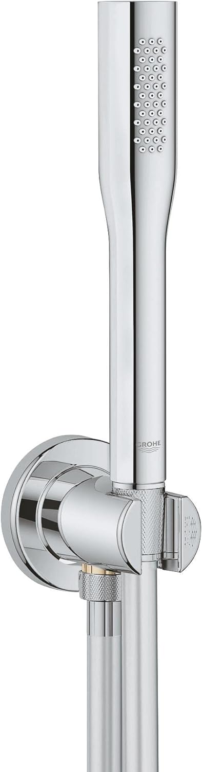 GROHE Euphoria Cosmopolitan| Handbrause mit 1 Strahlart | inkl. Brauseschlauch & Wandanschlussbogen