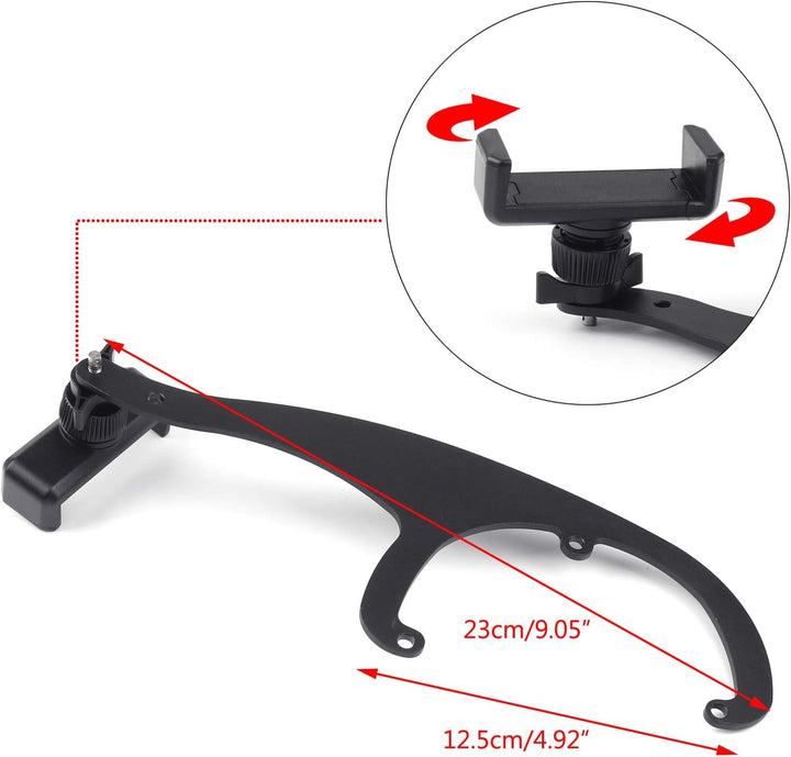 Handyhalterung Auto Mini Cooper R55 R56 (2007-2014) | 360° Drehbar Metall Halterung für Linkslenker