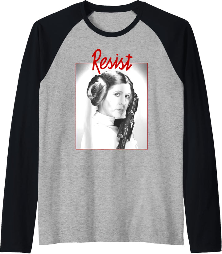 Star Wars Princess Leia RESIST Profile Poster Raglan