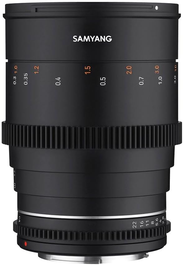 Samyang MF 35mm T1,5 VDSLR MK2 Canon RF – lichtstarkes T1,5 Weitwinkel Cine- und Video Objektiv für