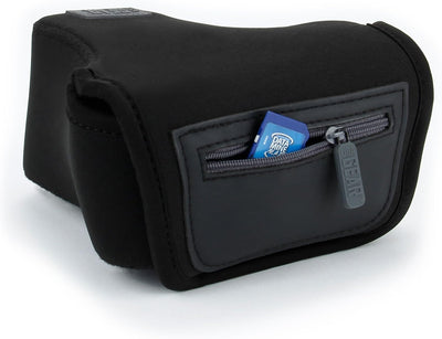 USA GEAR DSLR Kameratasche Klein für Spiegelreflexkameras, SLR-Kamerahülle mit Neoprenschutz, Gürtel