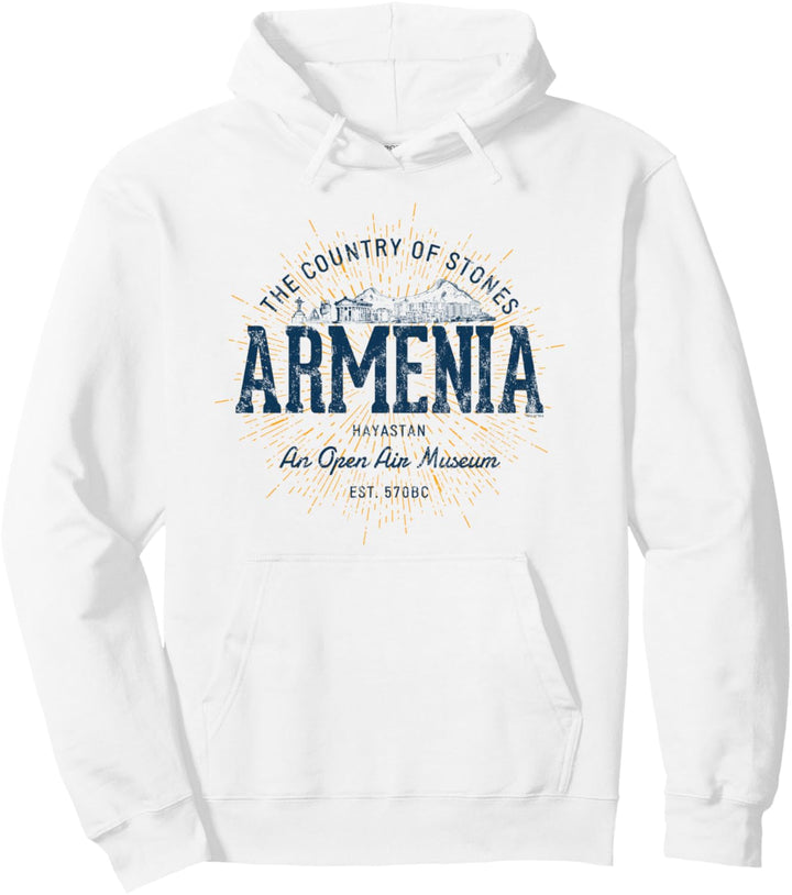 Armenia Retro Stil Vintage Armenien Pullover Hoodie