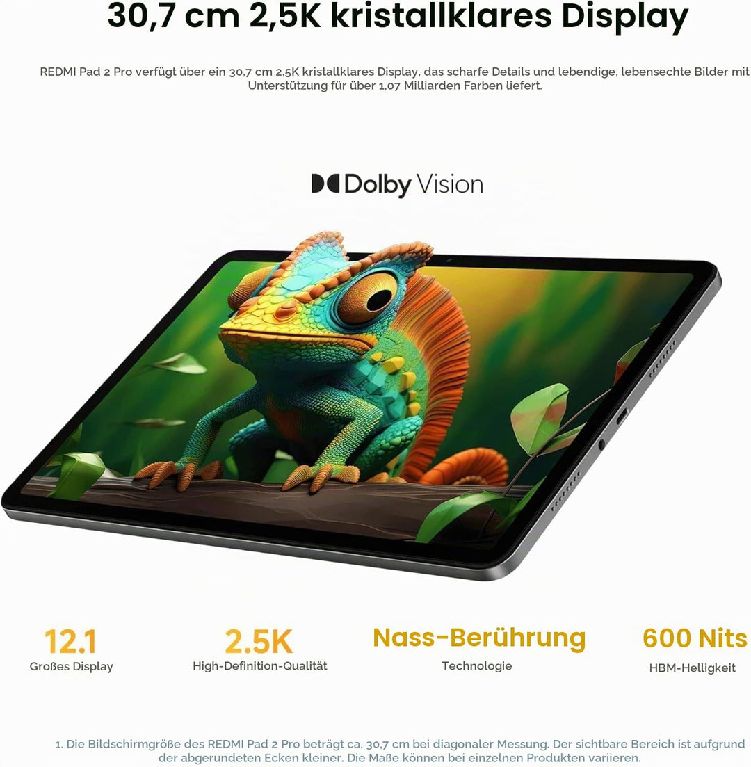 XIAOMI Redmi Pad 2 Pro Lavender Purple 8G RAM 256G ROM