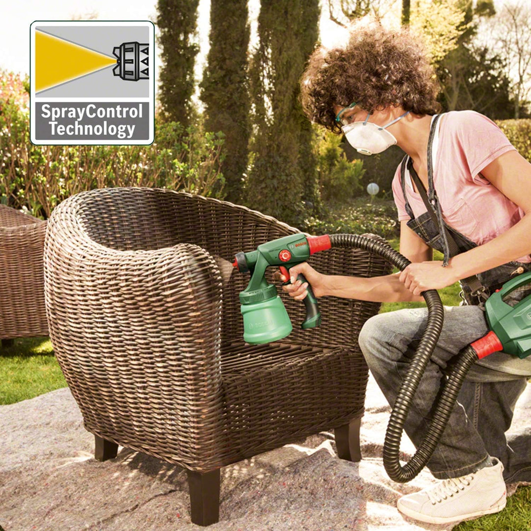 Bosch Home and Garden elektrisches Farbsprühsystem PFS 1000 (für Holzfarbe, im