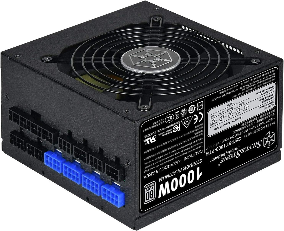 Silverstone Sst-ST1000-PTS - Strider Platinum Serie, 1000W 80 Plus Platinum ATX Flüsterleises PC-Net