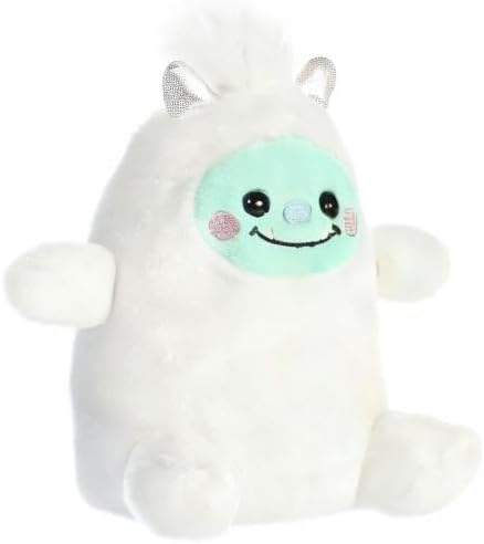 Aurora Adorable Palm Pals Baker Yeti Stuffed Animal - Pocket-Sized Fun - On-The-Go Play - White 5 In