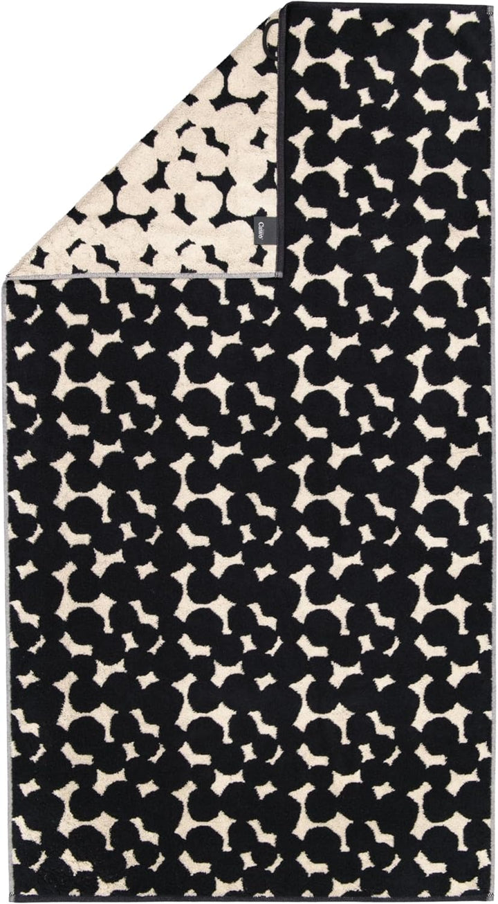 CAWÖ Home Handtücher Loft Pebbles 6224 schwarz - 39 Duschtuch 70x140 cm, Duschtuch 70x140 cm