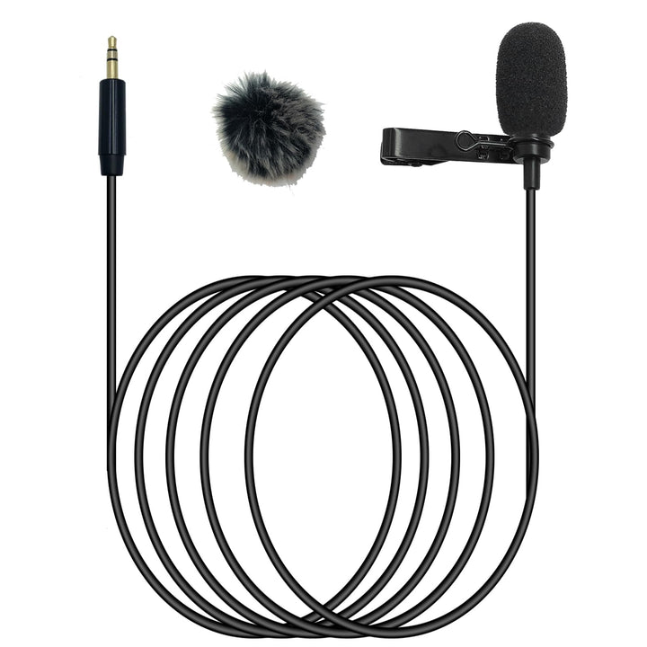 Lavalier-Ansteckmikrofon, Kondensator-Mikrofon, Kondensator, kabelgebunden, Lav-Mikrofon (gerader 3,