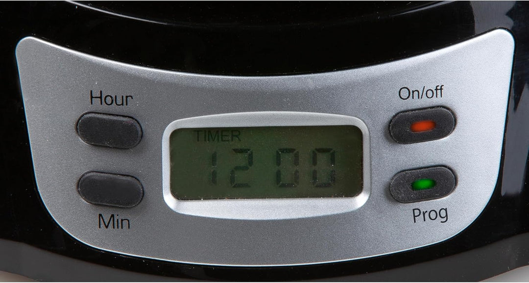 Domo DO708K - Kaffeeautomat- 1,5 L - Timer, Schwarz, Silver