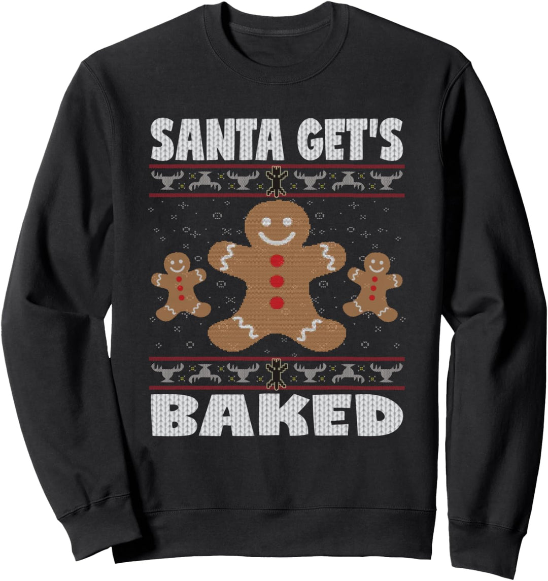 Lustiges Backen Hässliche Weihnachten Sweatshirt