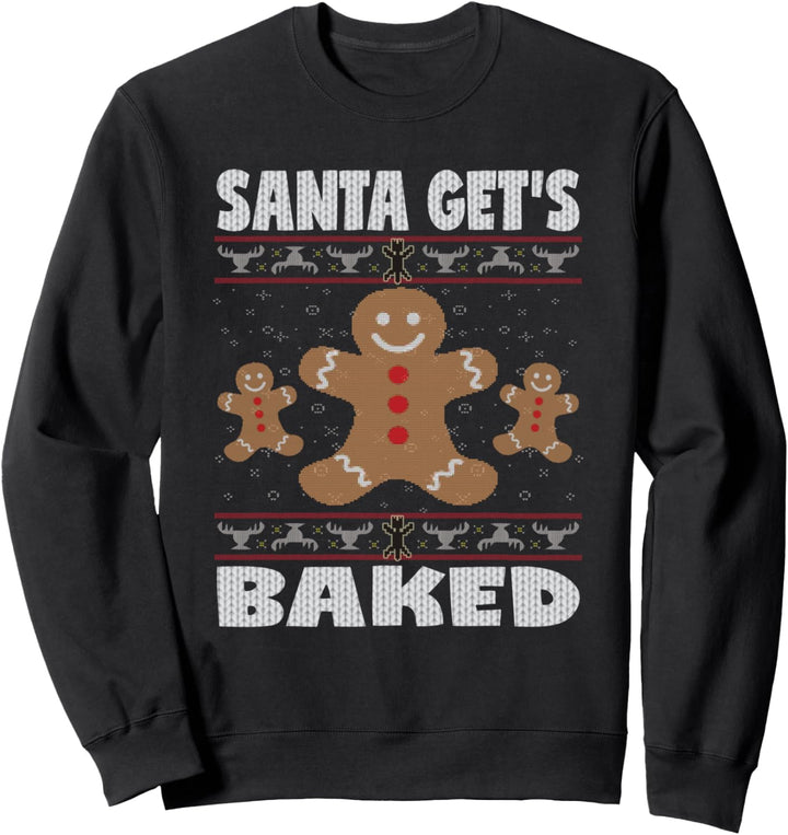 Lustiges Backen Hässliche Weihnachten Sweatshirt