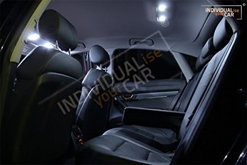 INDIVIDUALise your CAR Innenraumbeleuchtung SET für A6 4F Limousine (Cool-White) Kaltweiss, Cool-Whi