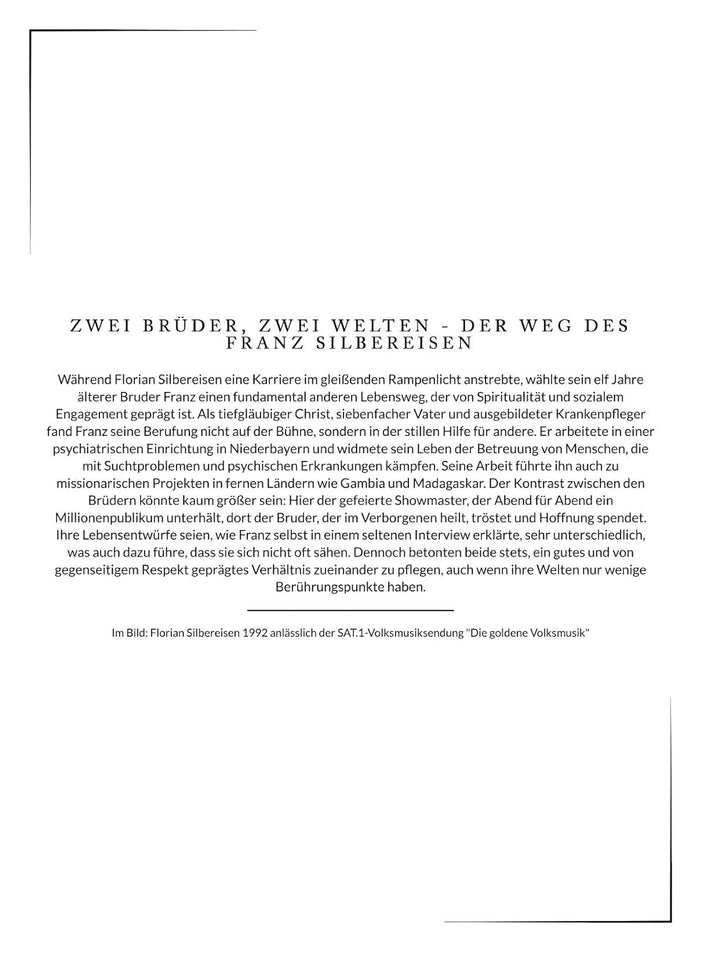 Glitzer mit Bodenhaftung: Die Biografie über Florian Silbereisen. Hochwertige Hardcoverausgabe, Gebu
