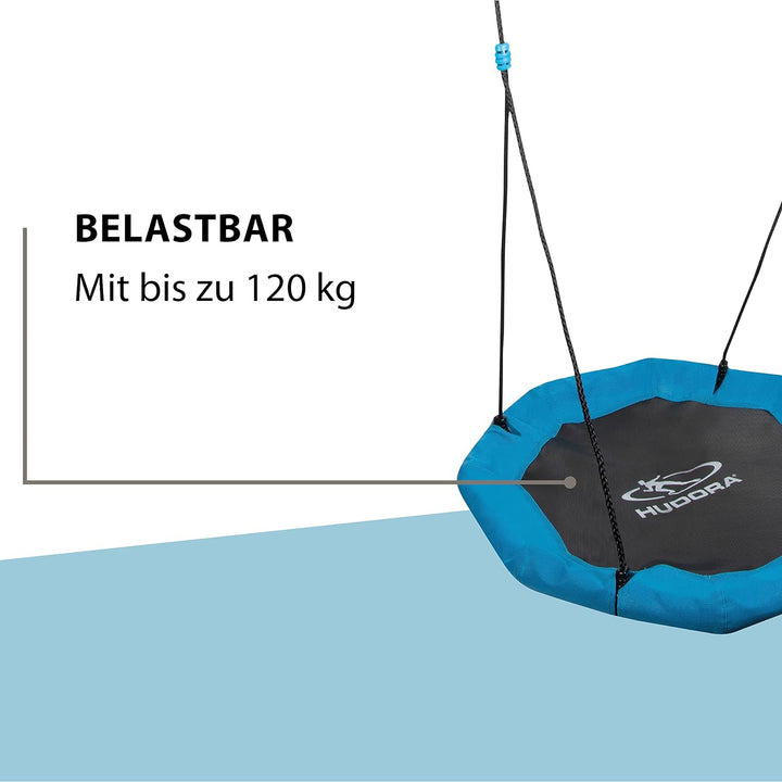 Hudora 72168/00 Nestschaukel, schwarz/blau, 110 cm, 110 cm