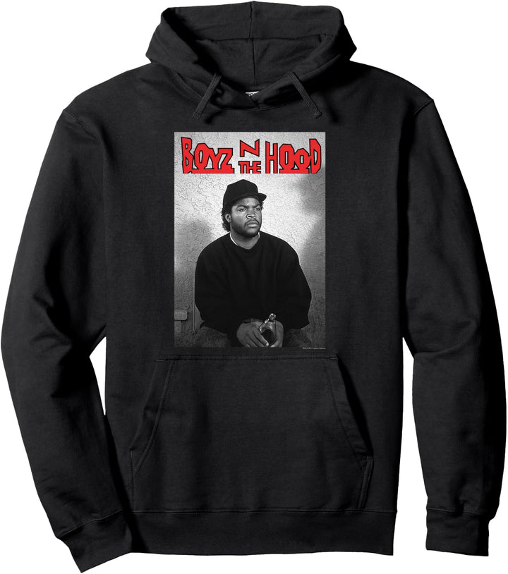 Boyz n the Hood Foto mit logo Pullover Hoodie