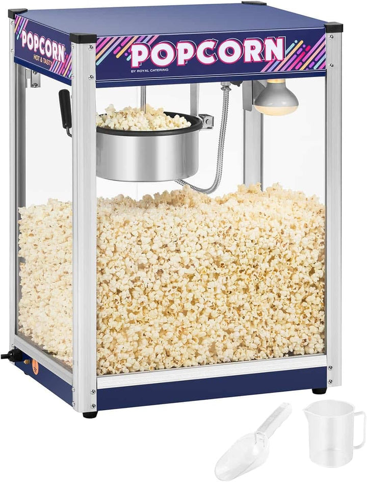 Royal Catering Popcornmaschine Popcornmaker RCPR-1350 (1.350 W, Arbeitsleistung 5 kg/h, Zubereitungs