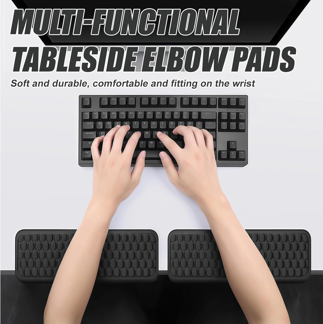 2 Stück L Förmige Handgelenk Ellenbogenkissen: 30 x 10 cm Ergonomisches Memory Foam Schreibtischkant