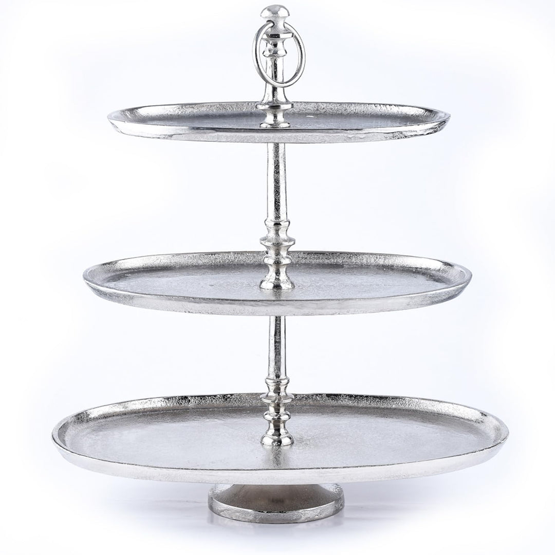 Marrakesch Orient & Mediterran Interior Etagere Annika (3-Etagen Etagere oval 48cm)