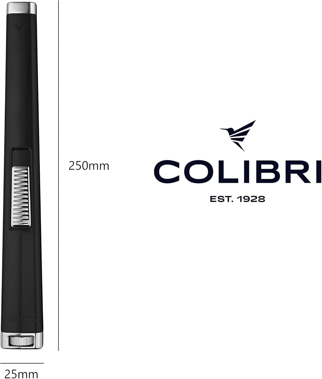 Colibri Aura Jet Flame Kerzenanzünder | Langes Stabfeuerzeug Mit Grosse Reichweite | Luxuriösem Fini