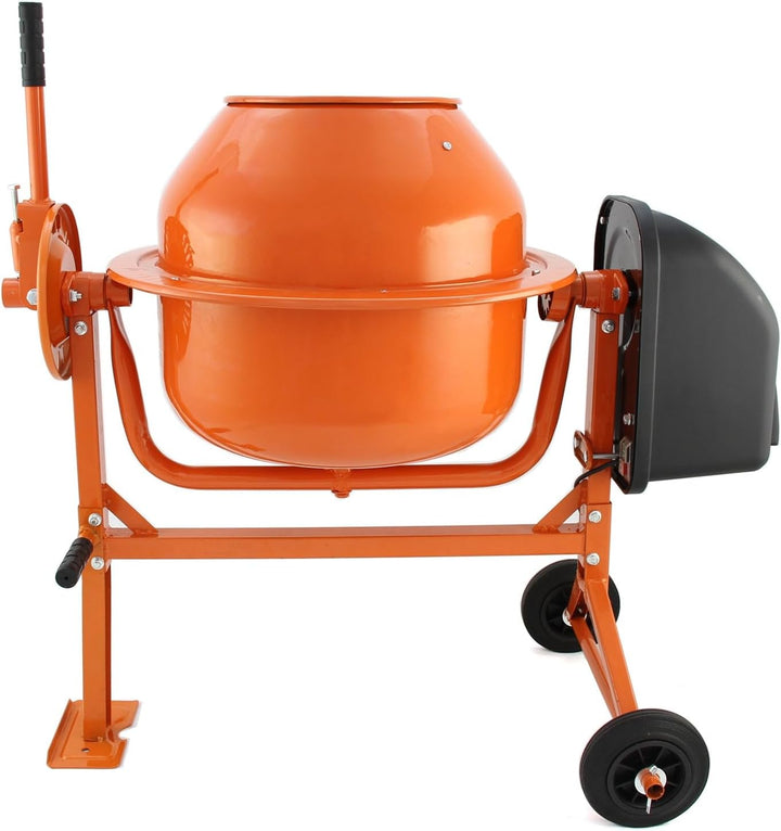 Elektrischer Betonmischer 70 Liter – Beton- & Mörtelmischer mit 250W Motor, kompakte Betonmischmasch