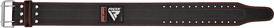 RDX 4” Gewichthebergürtel Leder, IPL USPA Genehmigt, 12 Verstellbar Löcher 6mm Trainingsgürtel Schna