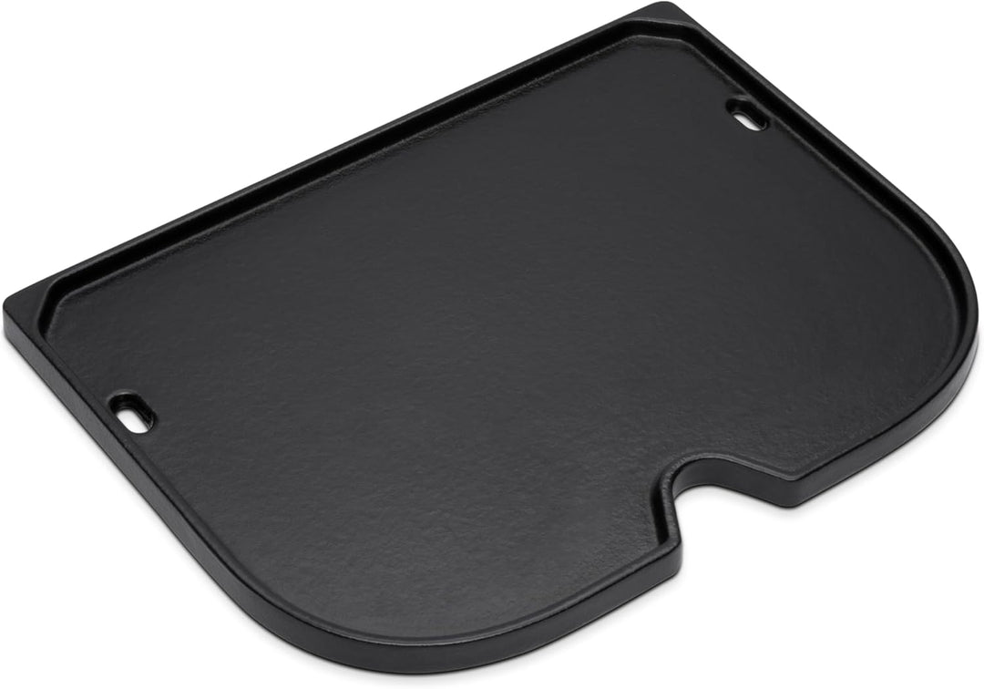 Weber Lumin Compact Elektrogrill-Platte/Porzellanemaillierte Gusseisen-Grillpfanne mit Antihaft-Ober