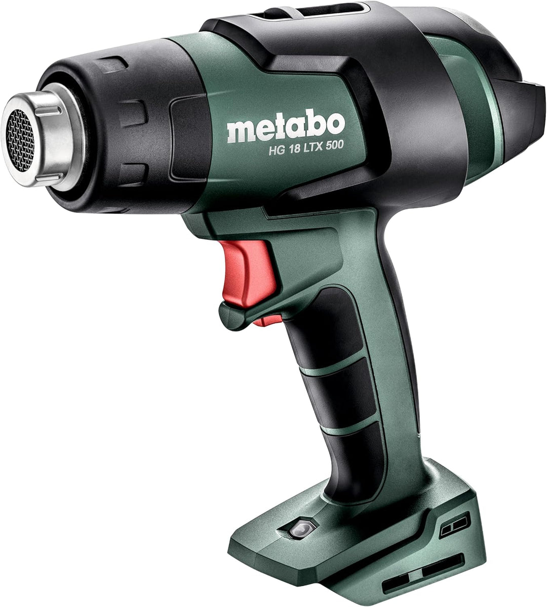 Metabo Akku-Heissluftgebläse HG 18 LTX 500 – 610502840 – 18 V – Leichtes Heissluftgebläse für leistu