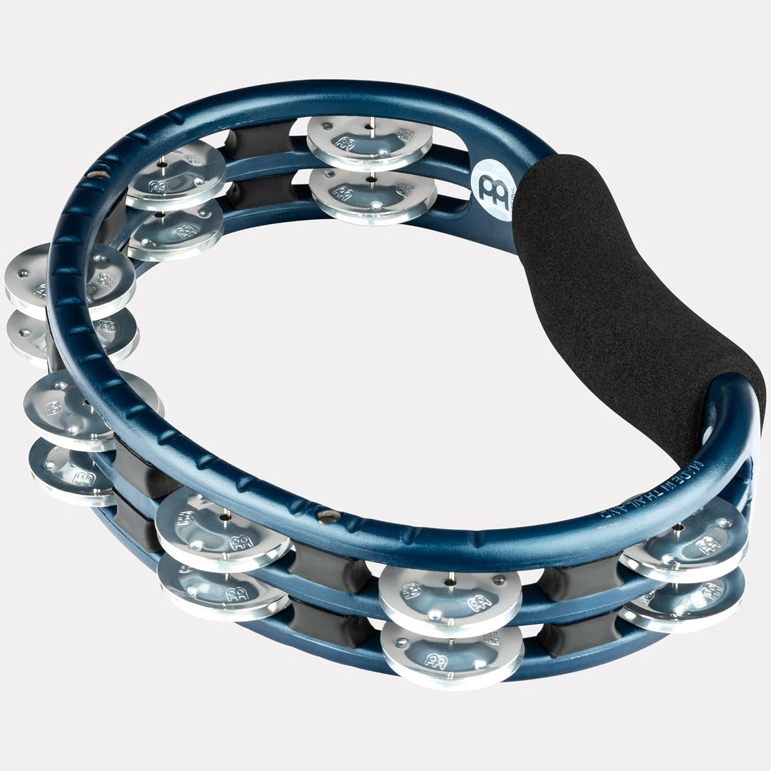 Meinl Percussion TMT1A-B Tambourine (ABS-Plastik) mit Aluminiumschellen (2-reihig) - Handmodell, bla