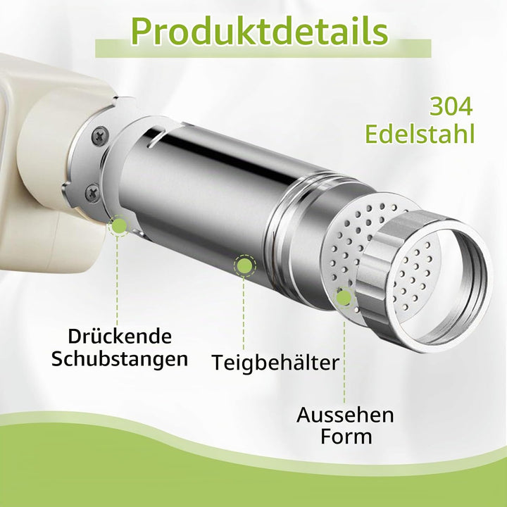 Elektrische Nudelmaschine Handheld, Elektrische Nudel Presse Pastamaschine Automatische Handheld Noo