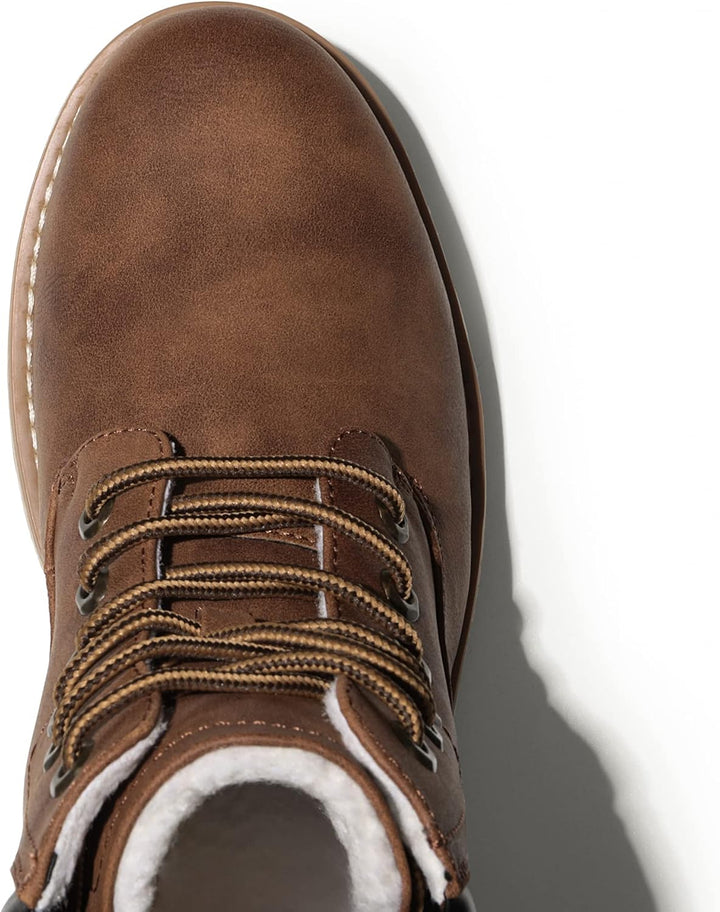 Bruno Marc Winterschuhe Herren Winterstiefel Jungs Warm Gefüttert Schneestiefeletten Kurzschaft Arbe