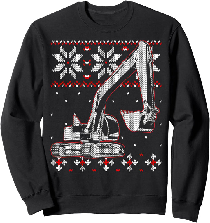 Bagger-Operator-Shirt, Heavy Equipment Operator Christmas Sweatshirt