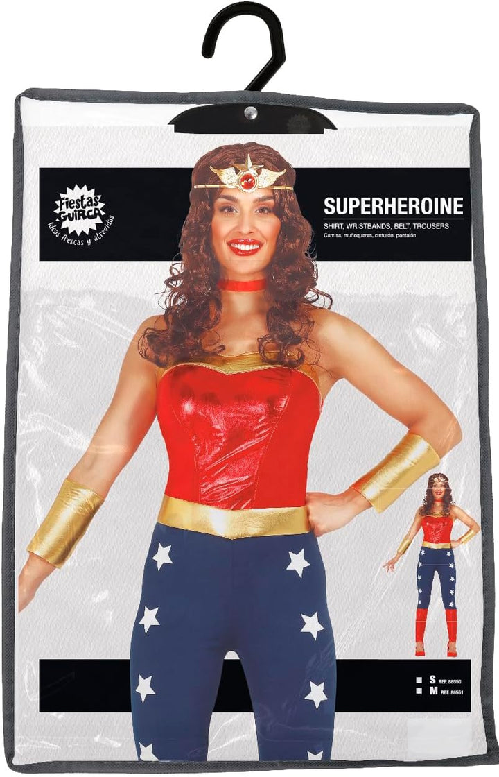 FIESTAS GUIRCA Superheldin Wonder Kostüm für Damen M