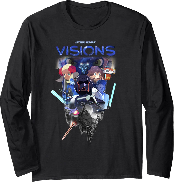 Star Wars Visions Group Shot Logo V-2 Langarmshirt