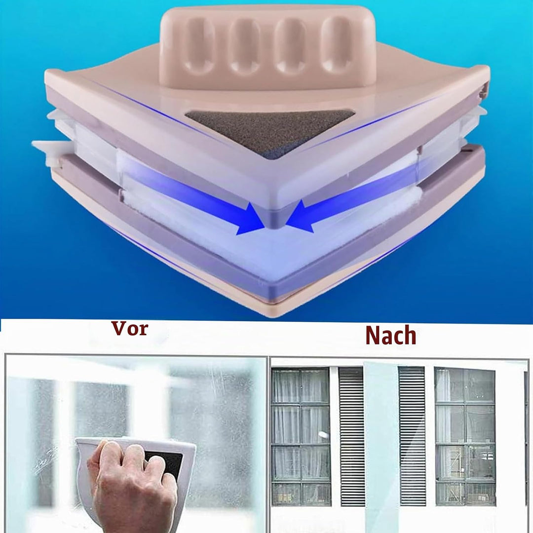 Doppelseitiger Glaswischer,Magnetische Fensterreiniger Doppelseitiger,Doppelseitiger Magnetischer Gl