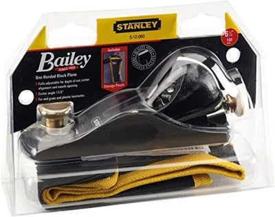 Stanley 512060 60.1/4 Hirnholzhobel C/w Pouch 60.1/4 Inch, 60.1/4 Inch