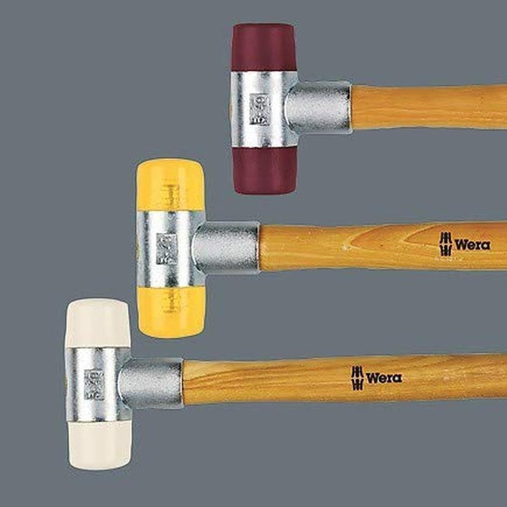 Wera 102 Schonhämmer mit Köpfen aus Uretan, # 2 x 27 mm, Wera 05000510001, # 2