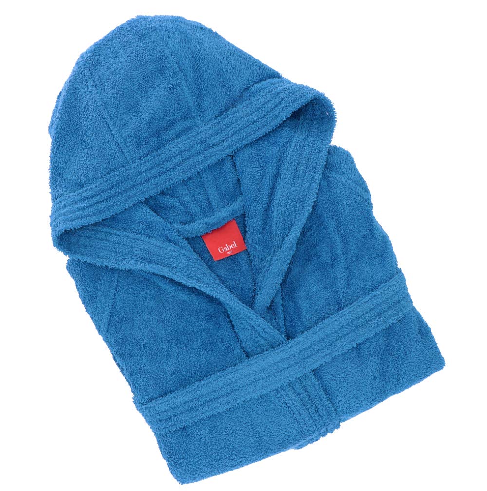 Gabel 09200 29 Bademantel für Erwachsene, 100% Baumwolle 1x1x1 cm Elektrischblau, Elektrischblau