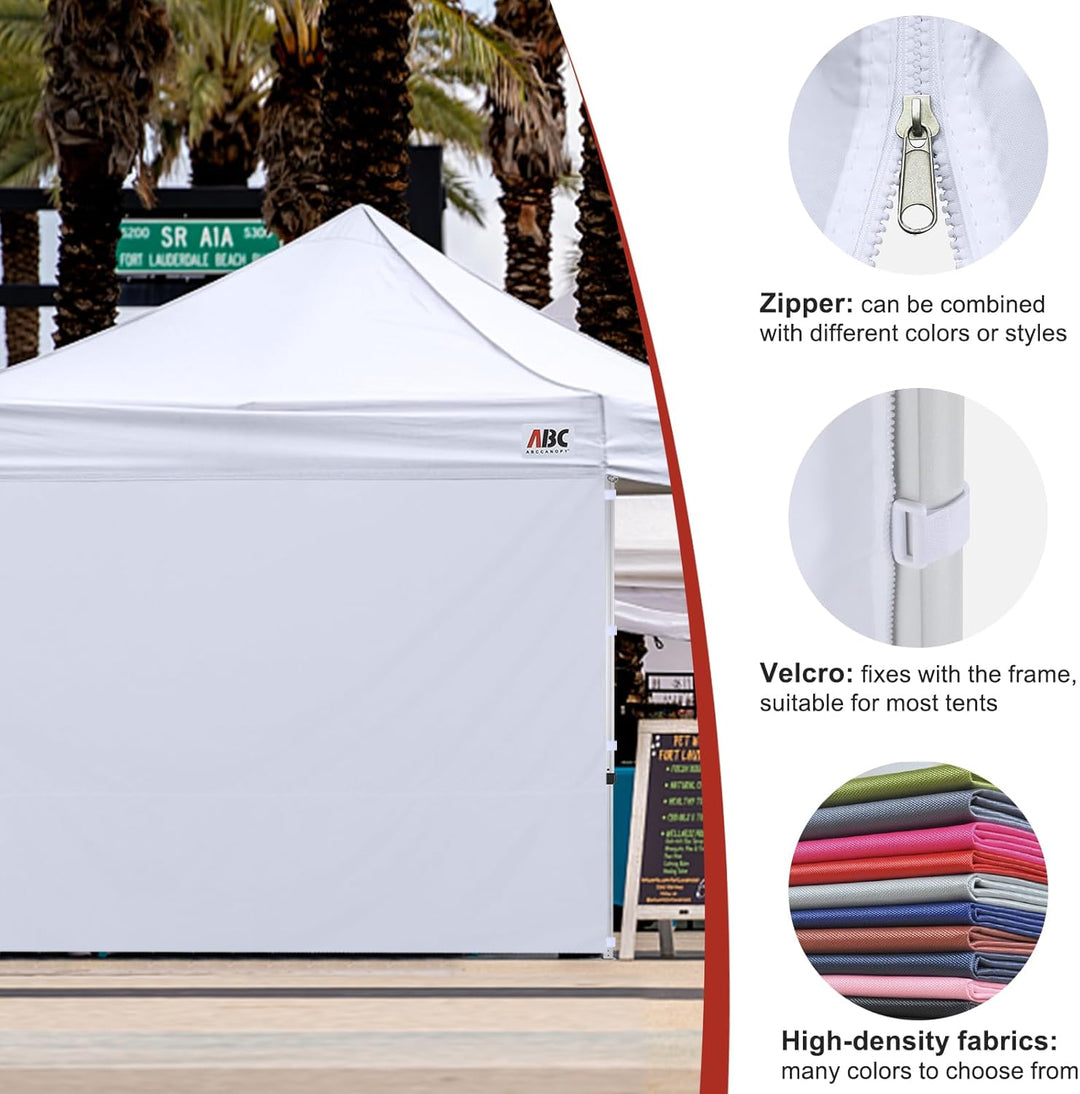 ABCCANOPY Nur Seitenwand Gelb 10X10, Gelb 10X10