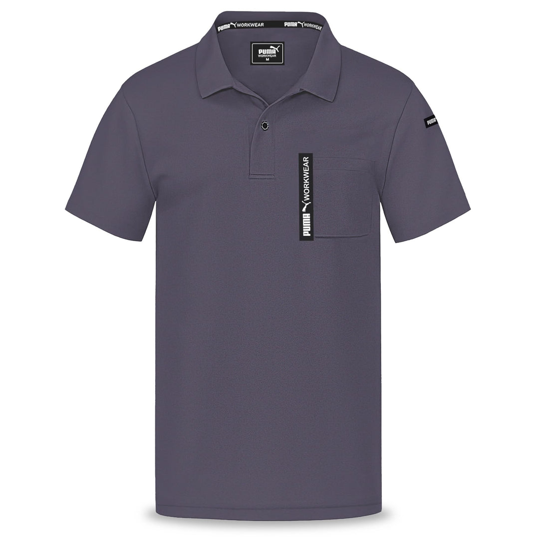 PUMA Workwear Advanced – Poloshirt Herren Kurzarm – Arbeitsshirt mit Brusttasche und Utility Fach an