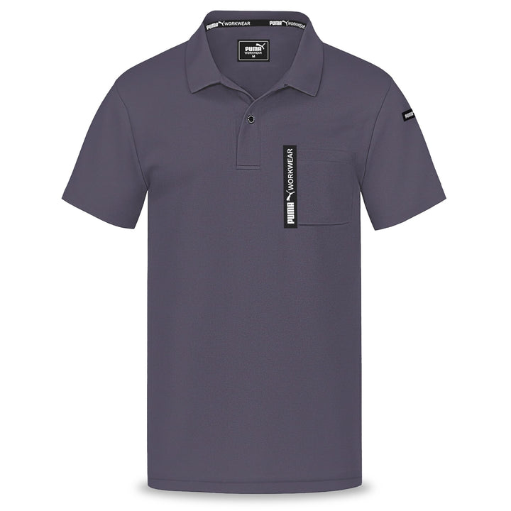 PUMA Workwear Advanced – Poloshirt Herren Kurzarm – Arbeitsshirt mit Brusttasche und Utility Fach an