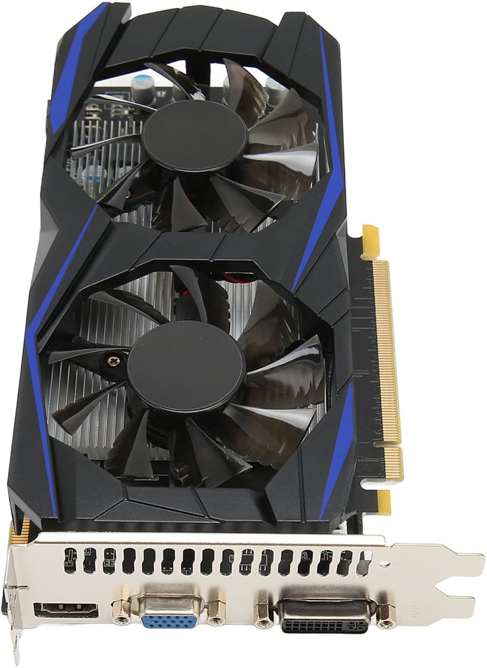 Elprico GTX 550Ti 6 GB Gaming-Grafikkarte, 192-Bit-GDDR5-PC-Grafikkarte mit Zwei Lüftern, HDMI-VGA-D