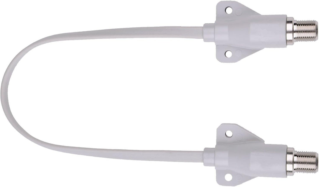 DUR-line® Profi Fensterdurchführung XL - 34cm Kabellänge - Minimale Dämpfung, maximale Schirmung - I